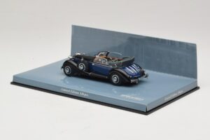 Horch 853 A Sport Cabriolet Svart Blå Minichamps 1:43 436012036 Metall — bild 3 av 5