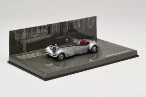 Horch 855 Special Roadster Silver Svart Minichamps 1:43 436014204 Metall — bild 2 av 5