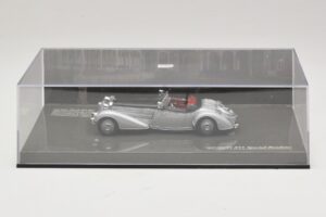 Horch 855 Special Roadster Silver Svart Minichamps 1:43 436014204 Metall — bild 5 av 5