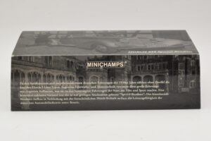 Horch 855 Special Roadster Silver Blå Minichamps 1:43 436014202 Metall — bild 4 av 5