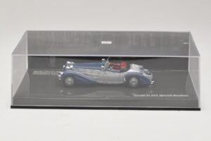 Horch 855 Special Roadster Silver Blå Minichamps 1:43 436014202 Metall — bild 5 av 5