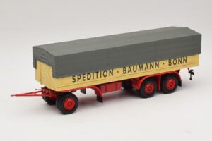 Kassbohrer Flakvagn Baumann Bonn Minichamps 1:43 439161097 Metall