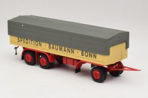 Kassbohrer Flakvagn Baumann Bonn Minichamps 1:43 439161097 Metall — bild 4 av 6