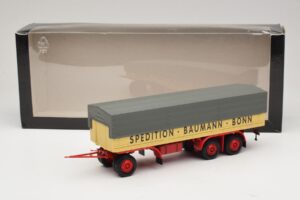 Kassbohrer Flakvagn Baumann Bonn Minichamps 1:43 439161097 Metall — bild 6 av 6