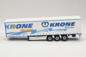 Krone Profiliner Ledad Gardintrailer Minichamps 1:43 439911120 Metall — bild 3 av 6