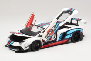 Lamborghini Aventador LB Works Martini Livery AUTOart 1:18 79185 Komposit — bild 2 av 8