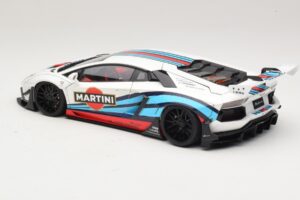 Lamborghini Aventador LB Works Martini Livery AUTOart 1:18 79185 Komposit — bild 7 av 8
