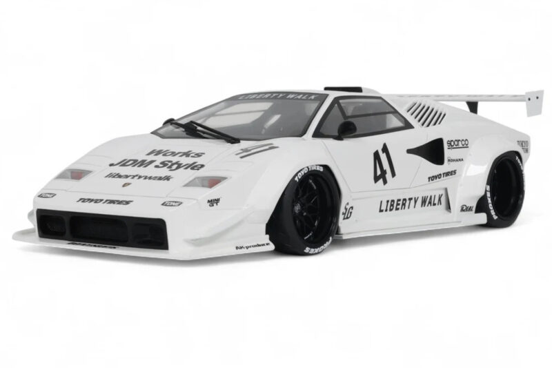 Lamborghini Countach LB-Works Vit GT Spirit 1:18 Z356-WH Resin