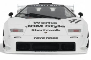 Lamborghini Countach LB-Works Vit GT Spirit 1:18 Z356-WH Resin — bild 4 av 5
