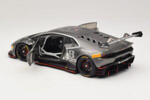 Lamborghini Huracan LP620-2 Super Trofeo #63 Mörkgrå 2016 AUTOart 1:18 81559 Komposit — bild 5 av 8