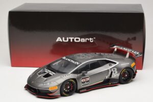 Lamborghini Huracan LP620-2 Super Trofeo #63 Mörkgrå 2016 AUTOart 1:18 81559 Komposit — bild 8 av 8