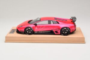Lamborghini Murcielago Liberty Walk Glansig Rosa AB Models 1:18 REMC044 Resin — bild 3 av 7