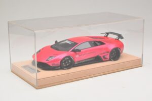 Lamborghini Murcielago Liberty Walk Glansig Rosa AB Models 1:18 REMC044 Resin — bild 6 av 7