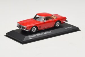 Maserati 5000 GT Allemano Röd Minichamps 1:43 437123321 Metall — bild 2 av 4