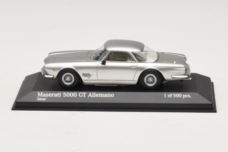 Maserati 5000 GT Allemano Silver Minichamps 1:43 Maserati 5000 GT Allemano Silver Minichamps 1:43 437123324 Metall
