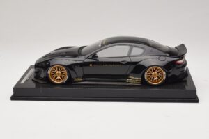 Maserati GranTurismo Liberty Walk Svart med Guldfälgar AB Models 1:18 MAS-LB08-C Resin — bild 3 av 7