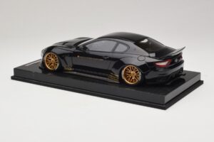 Maserati GranTurismo Liberty Walk Svart med Guldfälgar AB Models 1:18 MAS-LB08-C Resin — bild 5 av 7