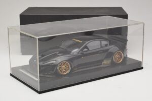 Maserati GranTurismo Liberty Walk Svart med Guldfälgar AB Models 1:18 MAS-LB08-C Resin — bild 7 av 7