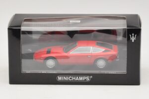 Maserati Khamsin Röd Minichamps 1:43 437123224 Metall — bild 4 av 4