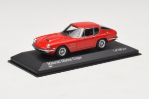 Maserati Mistral Röd Minichamps 1:43 437123424 Metall — bild 2 av 4