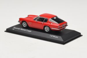Maserati Mistral Röd Minichamps 1:43 437123424 Metall — bild 3 av 4