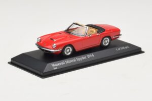 Maserati Mistral Spyder Röd Minichamps 1:43 437123430 Metall — bild 2 av 4