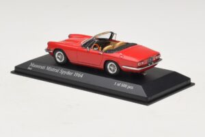 Maserati Mistral Spyder Röd Minichamps 1:43 437123430 Metall — bild 3 av 4