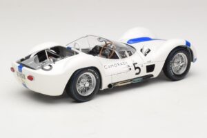 Maserati Tipo 61 #5 S. Moss / D. Gurney Camoradi ADAC 1000km Nurburgring Winner 1960 Minichamps 1:18 100601205 Metall — bild 3 av 8