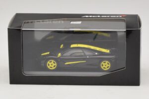 McLaren F1 Svart Med Gula Ränder Minichamps 1:43 MCLAREN004 Metall — bild 4 av 4