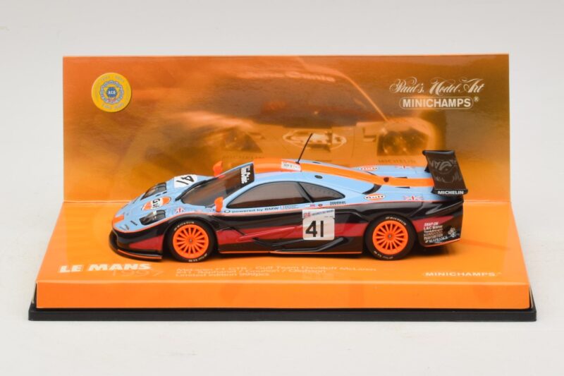 McLaren F1 GTR Gulf Team Davidoff #41 P-H. Raphanel / J-M. Gounon FIA GT Championship 1997 Minichamps 1:43 McLaren F1 GTR Gulf Team Davidoff #41 P-H. Raphanel / J-M. Gounon FIA GT Championship 1997 Minichamps 1:43 533174341 Metall