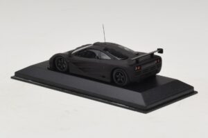McLaren F1 GTR Prototype Mattsvart Med Svarta Fälgar Minichamps 1:43 MCLAREN009 Metall — bild 2 av 4
