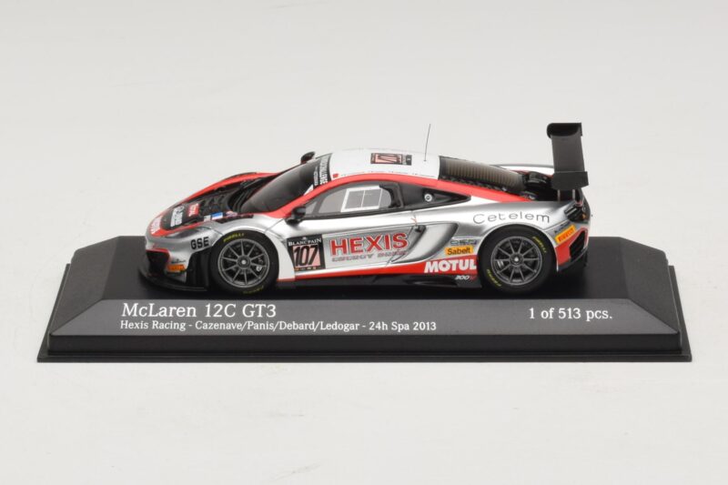 McLaren MP4-12C GT3 #107 Hexis Racing Cazenave / O. Panis 24 Hours of Spa 2013 Minichamps 1:43 437131397 Metall