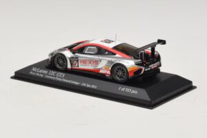 McLaren MP4-12C GT3 #107 Hexis Racing Cazenave / O. Panis 24 Hours of Spa 2013 Minichamps 1:43 437131397 Metall — bild 3 av 4