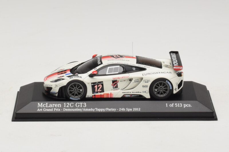 McLaren MP4-12C GT3 #12 Art Grand Prix Demoustier / Amado 24 Hours of Spa 2012 Minichamps 1:43 McLaren MP4-12C GT3 #12 Art Grand Prix Demoustier / Amado 24 Hours of Spa 2012 Minichamps 1:43 437121312 Metall