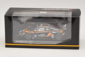 McLaren MP4-12C GT3 #16 Boutsen Racing Schmetz / Demirdjian 24 Hours of Spa 2014 Minichamps 1:43 437141316 Metall — bild 4 av 4
