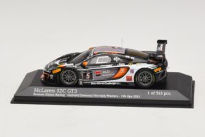 McLaren MP4-12C GT3 #5 Boutsen Racing Guilvert / Dermont 24 Hours of Spa 2013 Minichamps 1:43 437131305 Metall