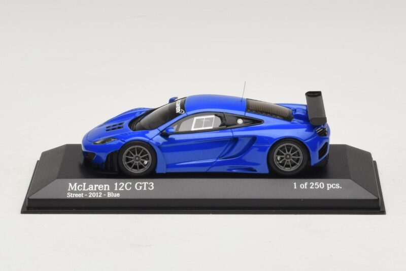 McLaren MP4-12C GT3 Street Blå Minichamps 1:43 437121397 Metall