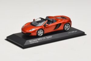 McLaren MP4-12C Spider Orange Metallic Minichamps 1:43 530133030 Metall — bild 2 av 4