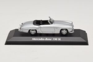 Mercedes 190 SL W121 Silver Maxichamps 1:43 940033130 Metall