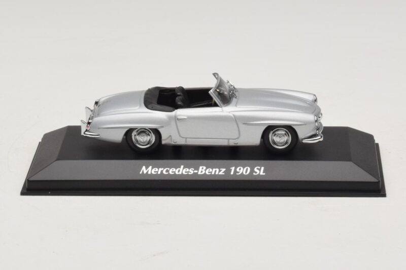 Mercedes 190 SL W121 Silver Maxichamps 1:43 940033130 Metall