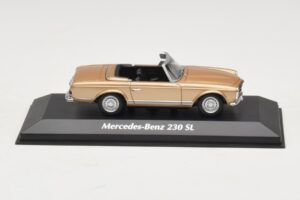 Mercedes 230 SL W113 Guld Metallic Maxichamps 1:43 940032230 Metall