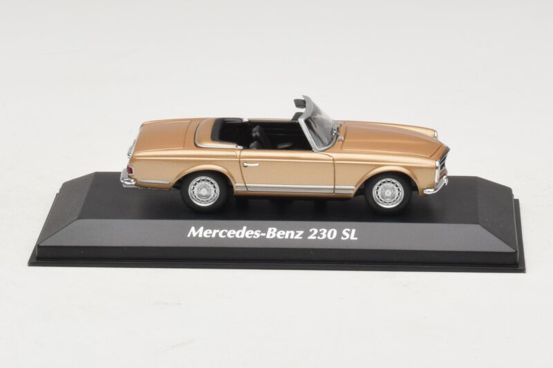 Mercedes 230 SL W113 Guld Metallic Maxichamps 1:43 940032230 Metall