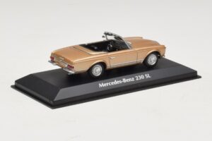 Mercedes 230 SL W113 Guld Metallic Maxichamps 1:43 940032230 Metall — bild 2 av 4