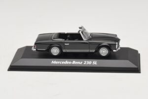 Mercedes 230 SL W113 Grå Maxichamps 1:43 94003231 Metall