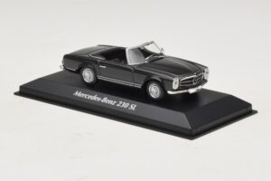 Mercedes 230 SL W113 Grå Maxichamps 1:43 94003231 Metall — bild 3 av 4