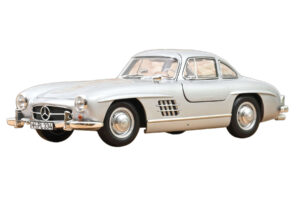 Mercedes 300 SL W198 Gullwing Silver Norev 1:18 183857 Metall