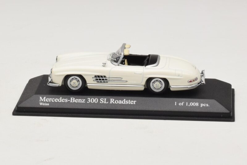 Mercedes 300 SL W198 Roadster Vit Minichamps 1:43 400039034 Metall