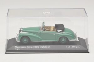 Mercedes 300S Cabriolet Grön Minichamps 1:43 430032335 Metall — bild 4 av 5