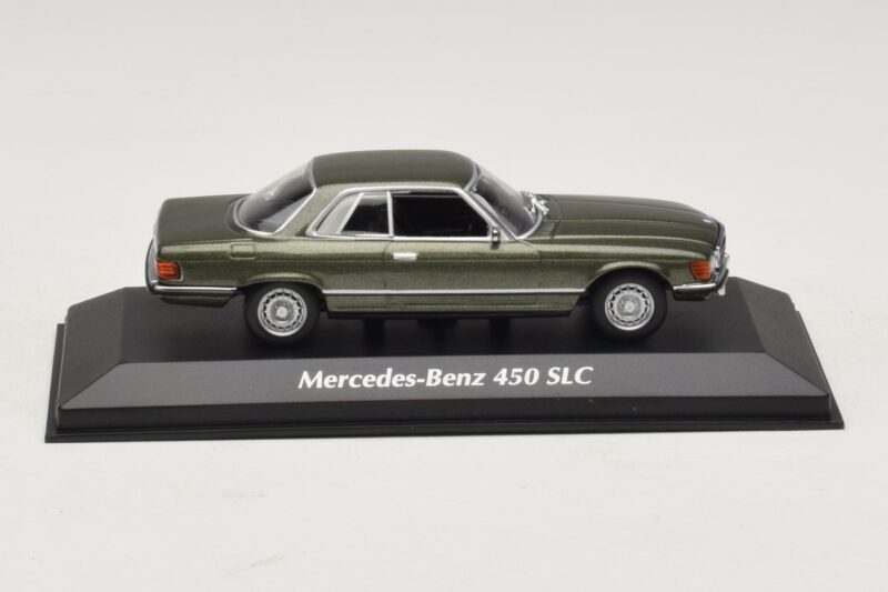 Mercedes 450 SLC C107 Mörkgrön Metallic Maxichamps 1:43 940033420 Metall