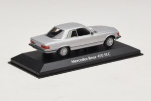 Mercedes 450 SLC C107 Silver Maxichamps 1:43 940033421 Metall — bild 2 av 4